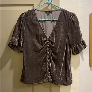 Velvet madewell top